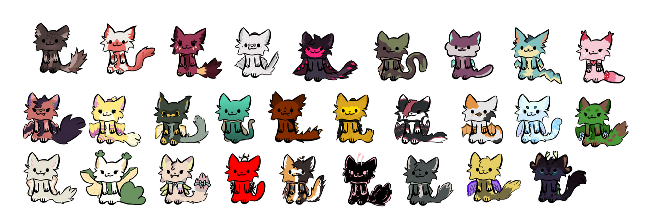 @/dewdrop @/shadow4705 @/wolf614 @/cyprus @/zowa @/amore @/äani @/eilen @/abby @/bubbè @/tyrannous @/solen @/widdy @/ducky @/luna @/flora @/flutters @/geoffrey @SkylaFox + "Found" characters :)